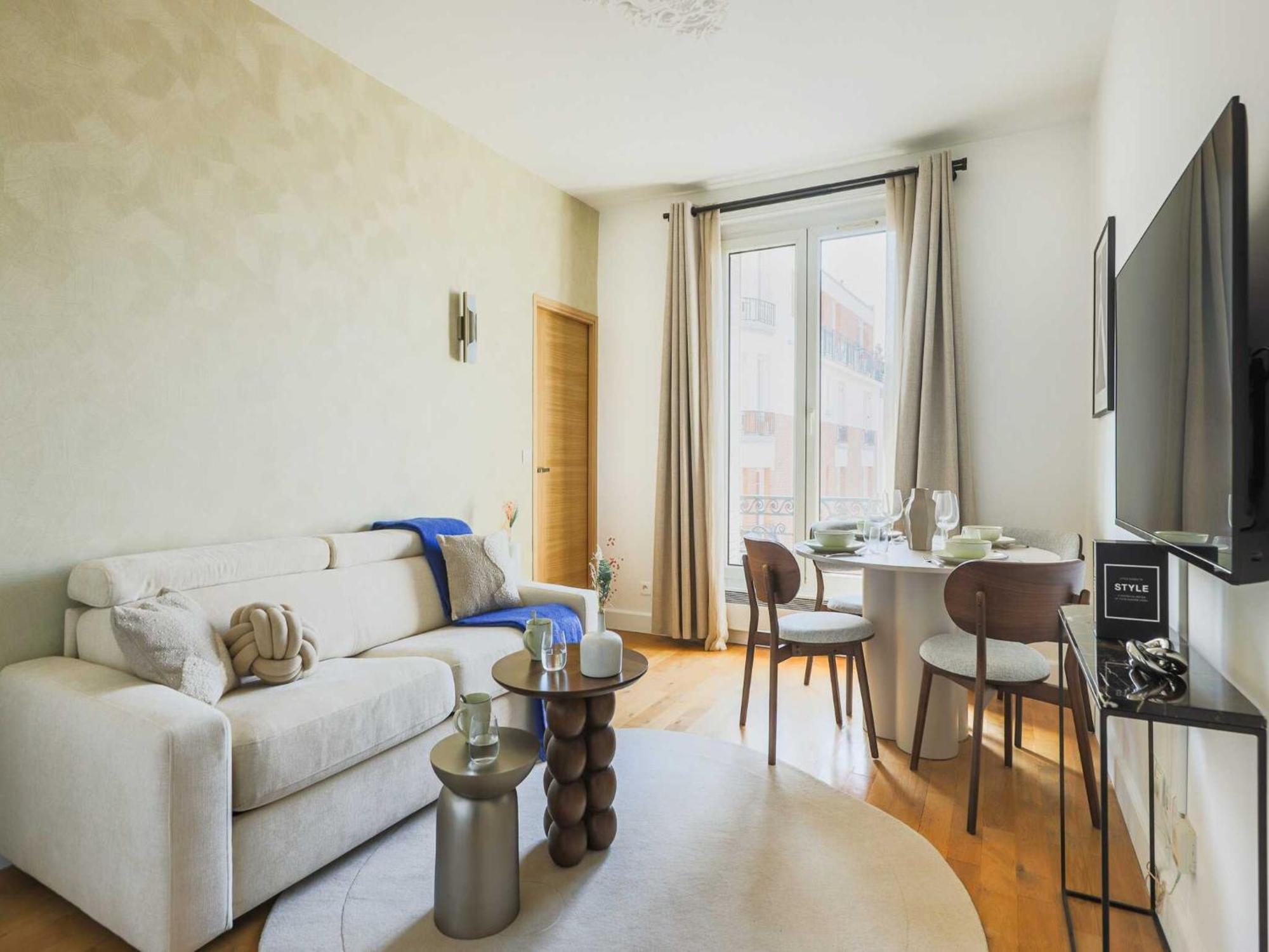Charming Flat -1br-4p- 17e Paris